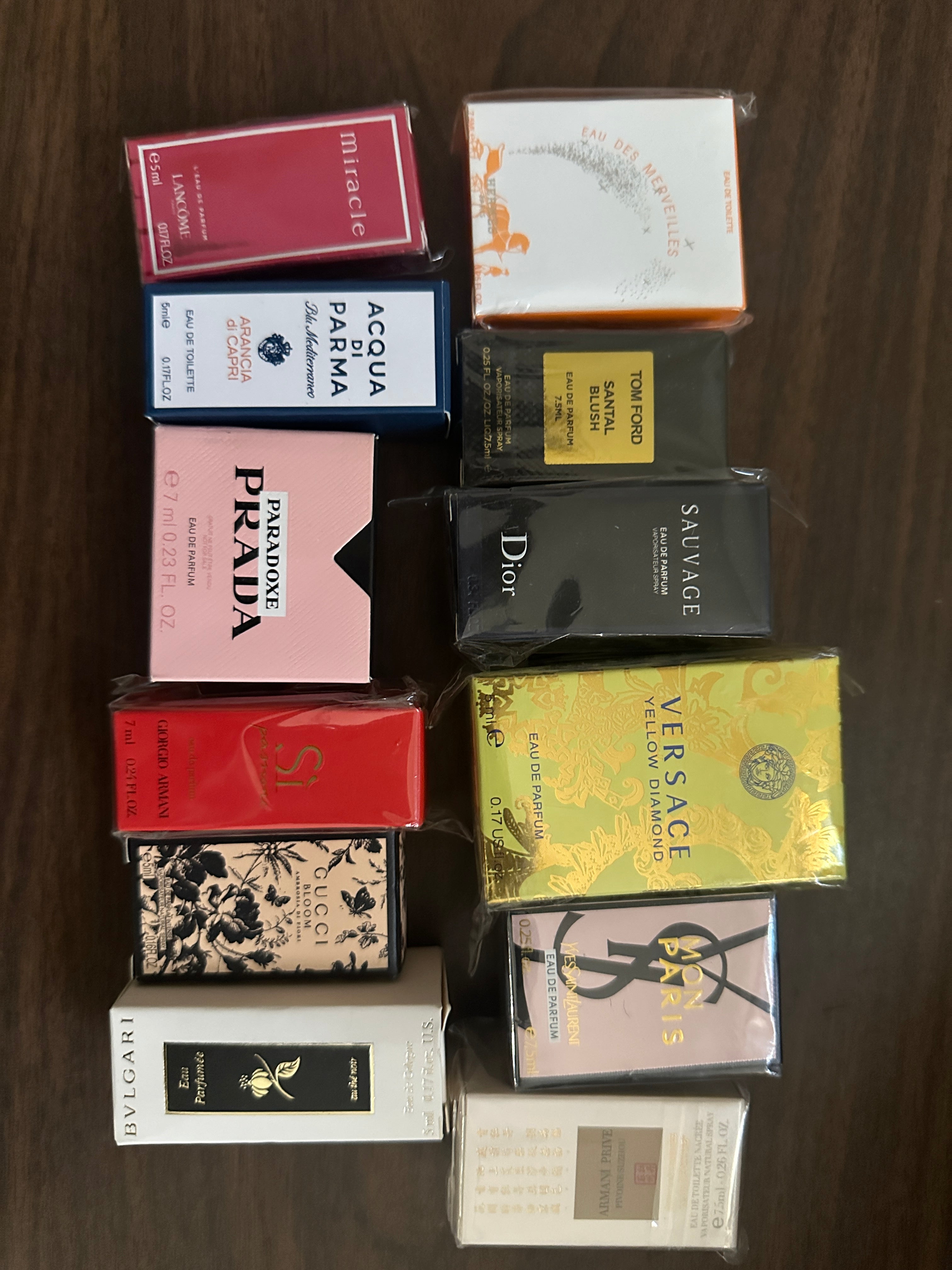 Luxury Mini Perfume Bundle – Designer Fragrance Set (Multiple Brands)