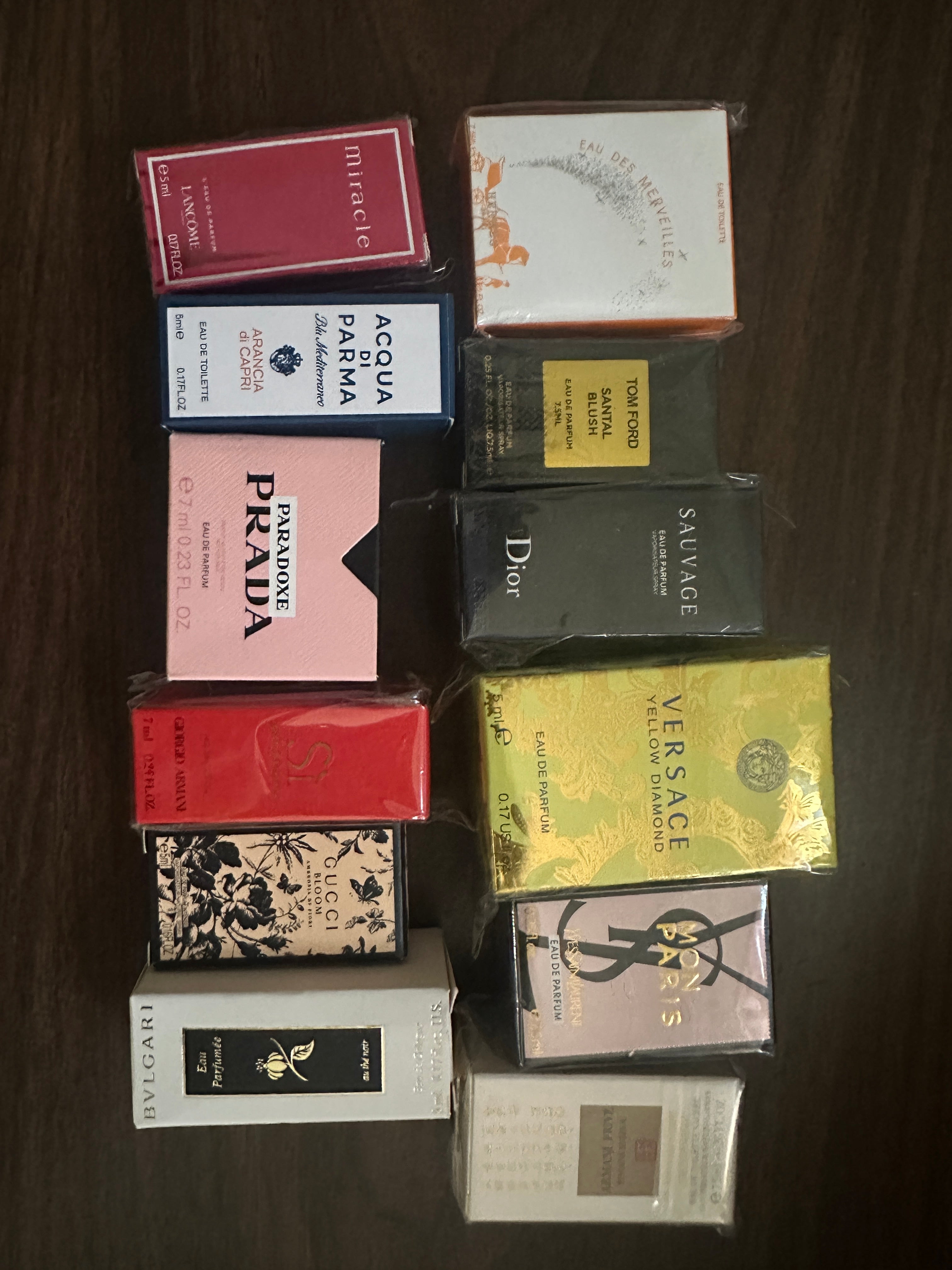 Luxury Mini Perfume Bundle – Designer Fragrance Set (Multiple Brands)